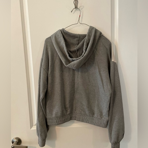 PINK Color Block Hooded Quarter Zip - Picture 3 of 3